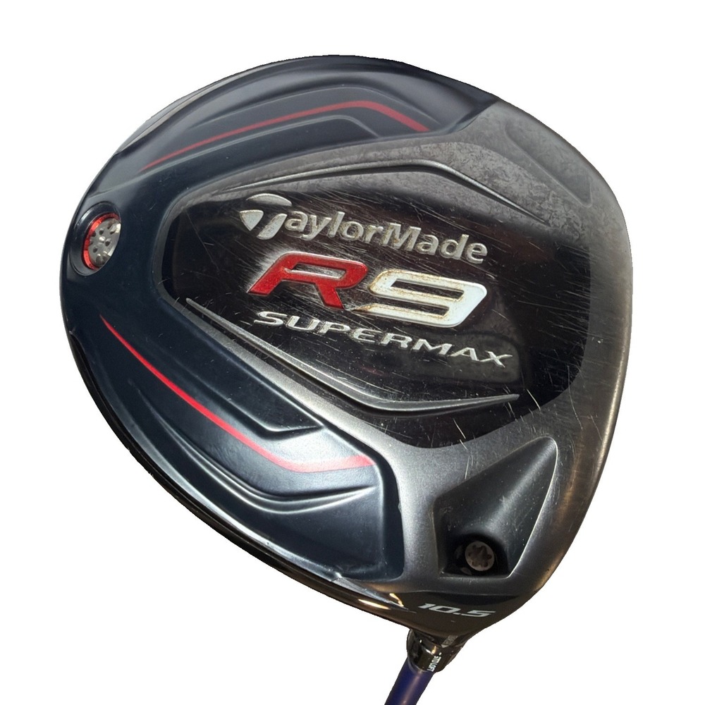 TaylorMade R9 SuperMax Driver 10.5° RH Diamana 62 Stiff Flex w/ Headcover